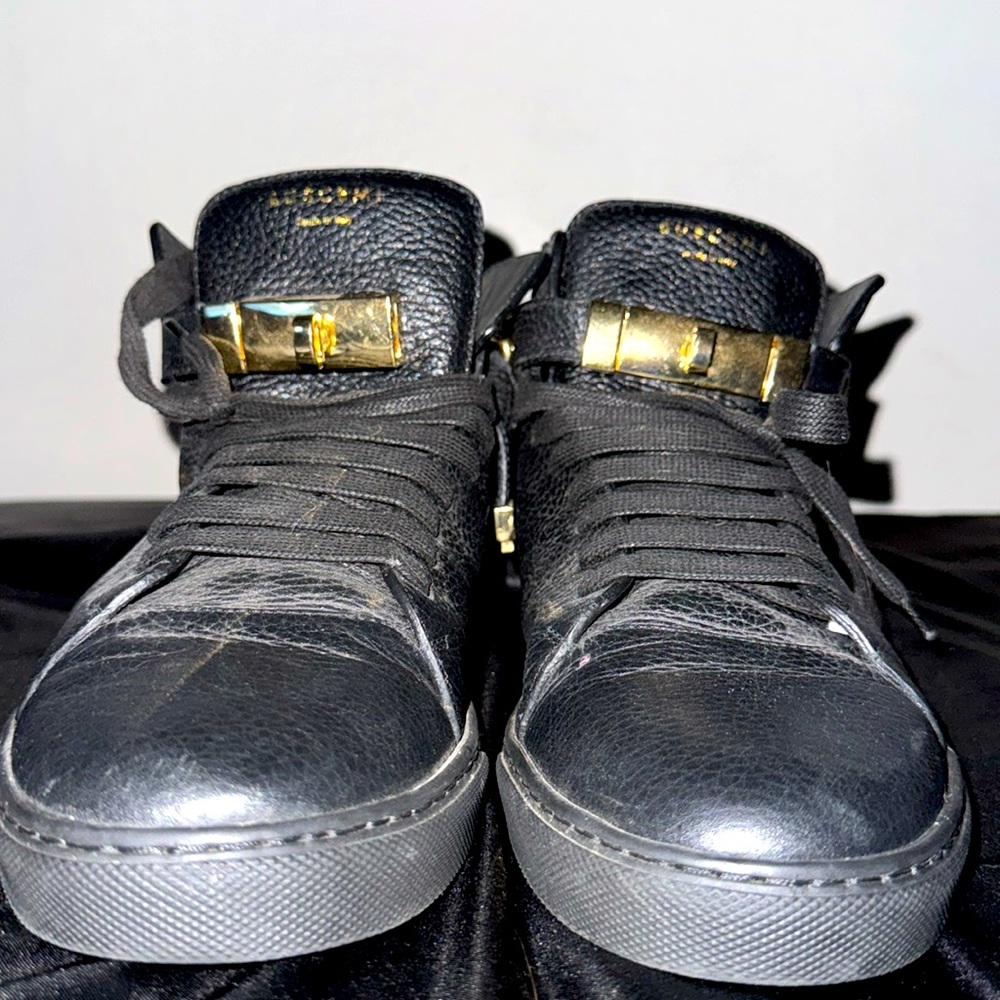Black Buscemi Boots, Size 10